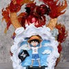 One Piece Monkey D. Luffy Kid x Gear 4 Action Figure