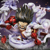 Action Figure One Piece Monkey D. Luffy Gear 4 Snake Man - Hideastore