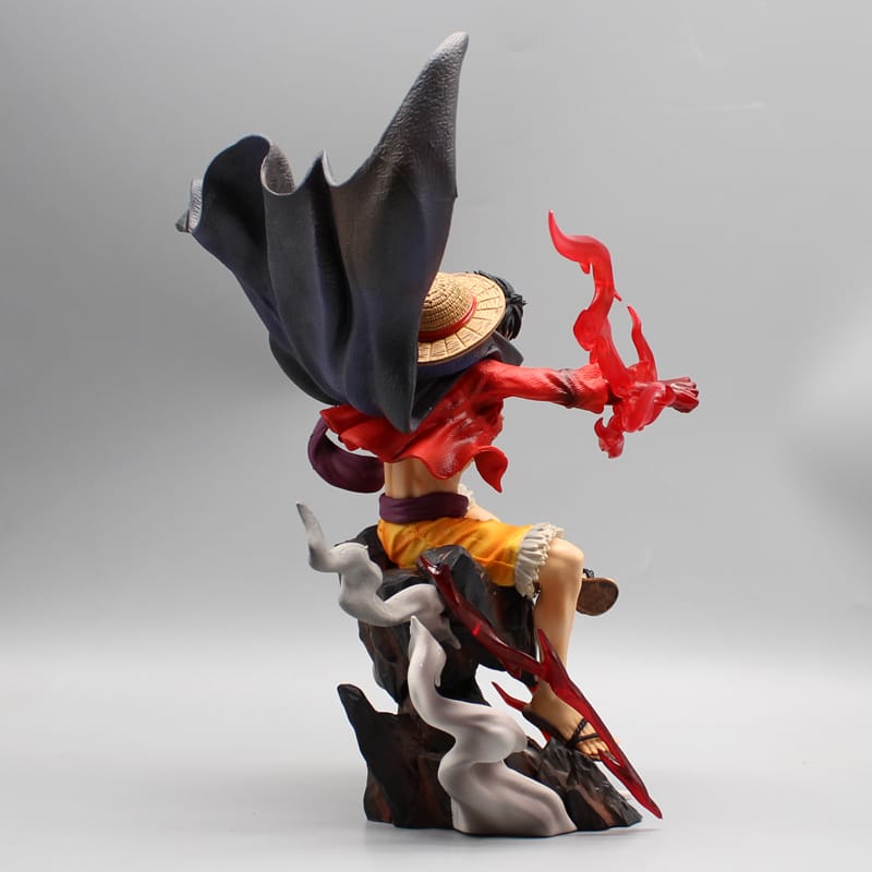 Action Figure One Piece Monkey D. Luffy Straw Hat Flag - Hideastore