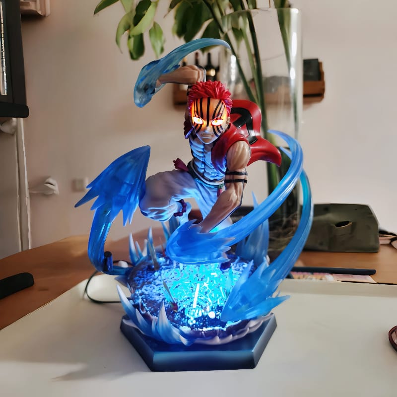 Demon Slayer Akaza Terza Luna Crescente Action Figure LED - Hideastore
