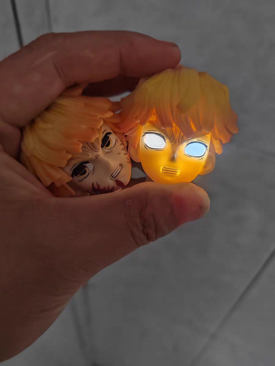 Demon Slayer Zenitsu Agatsuma Hekireki Issen: Rokuren Vs Enmu Action Figure - Hideastore
