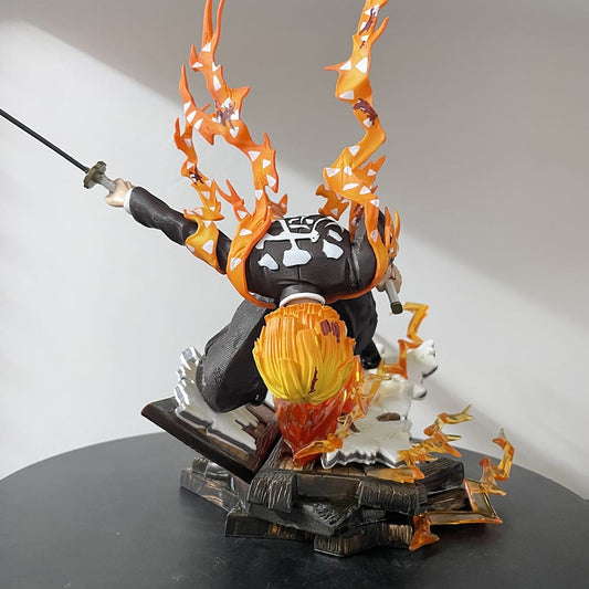 Demon Slayer Zenitsu Agatsuma VS Kaigaku End Vers. 28cm Action Figure - Hideastore