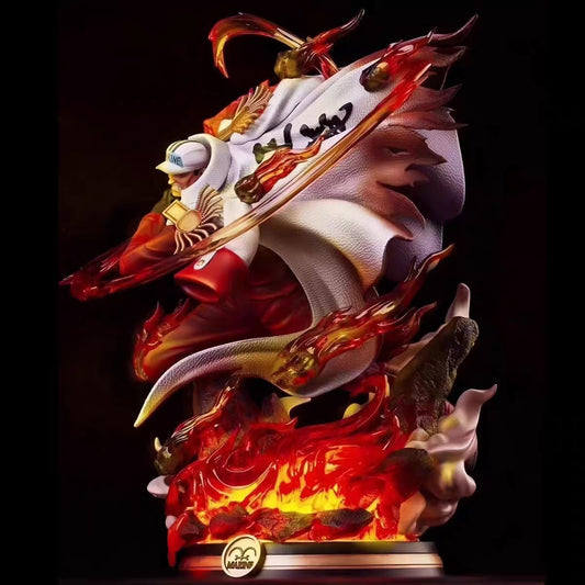 One Piece Action Figure Akainu Sakazuki Magma Fist 40cm Con LED - Hideastore