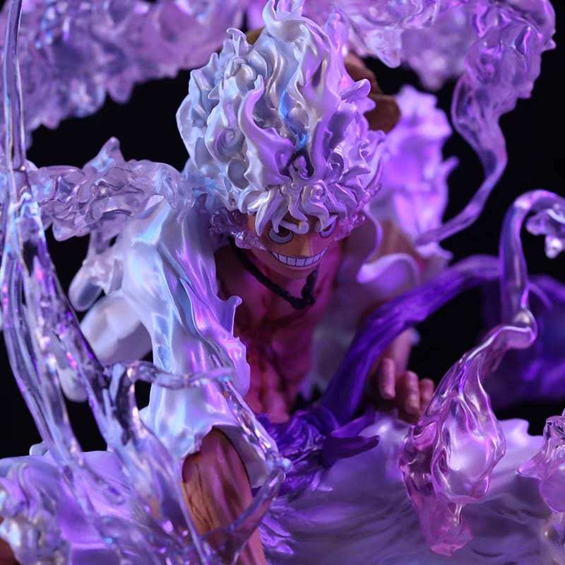 One Piece Action Figure Monkey D. Luffy Gear 5 With Lightining - Hideastore
