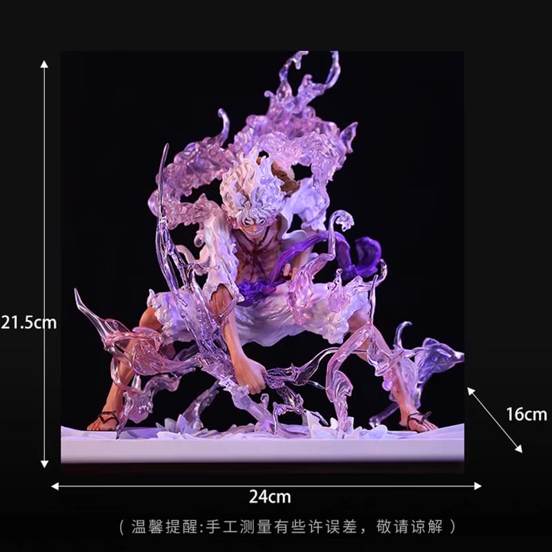 One Piece Action Figure Monkey D. Luffy Gear 5 With Lightining - Hideastore