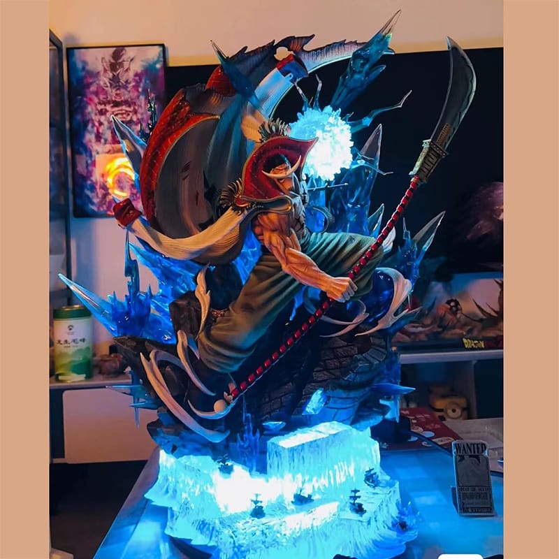 One Piece Edward Newgate Whitebeard 40cm GM Studio Action figure Con LED - Hideastore