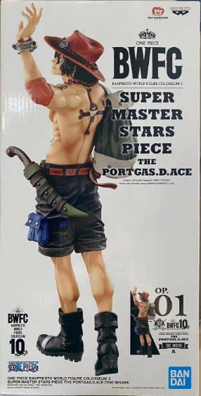 One Piece Portgas D. Ace Banpresto Super Master Stars Piece Action Figure - Hideastore