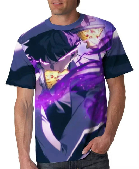 T-Shirt Solo Leveling Unisex Con Stampa All Over - Hideastore